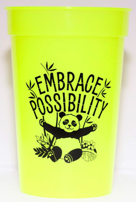 "Embrace Possibilities" Panda Cup